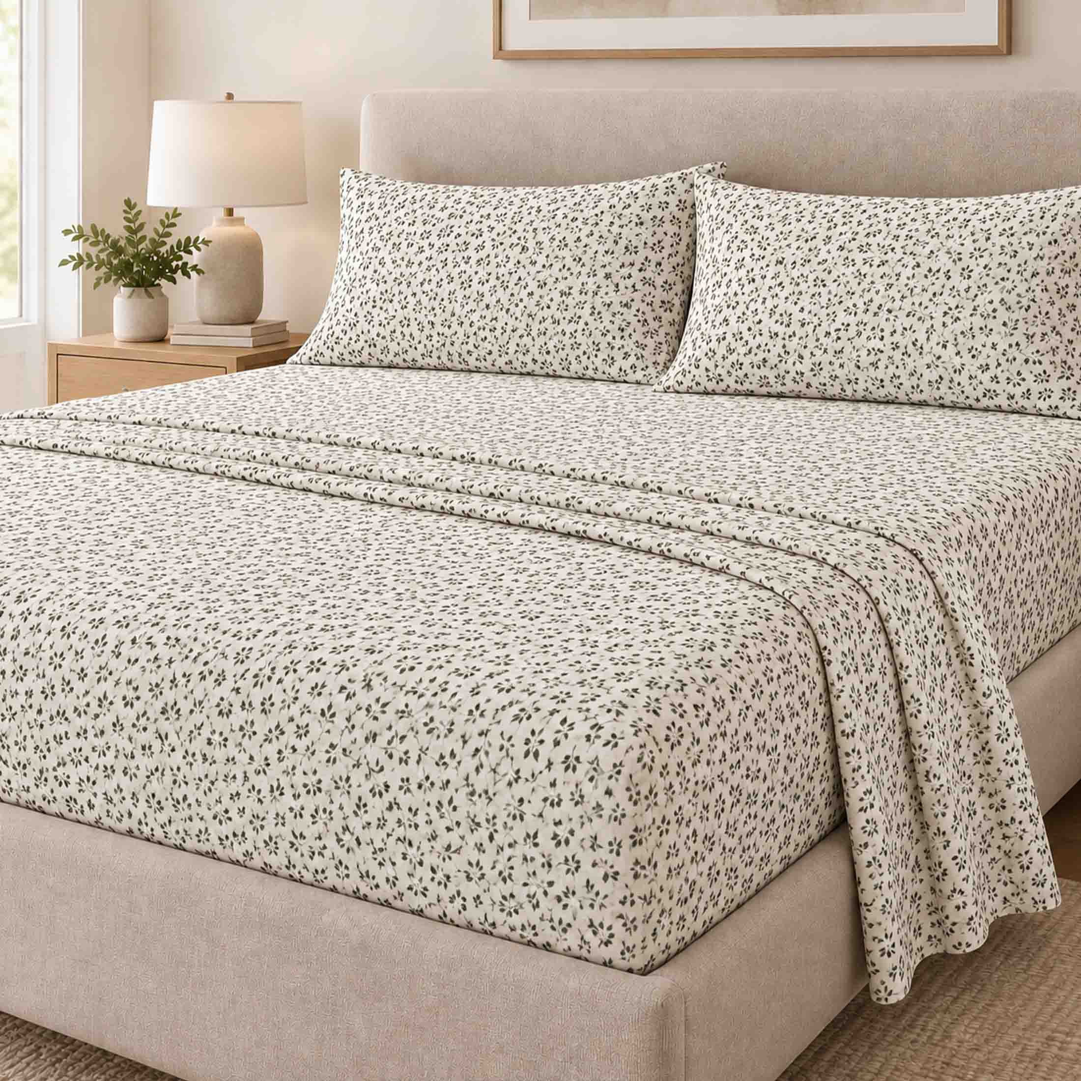 FLANNEL SHEET SET MADE IN PORTUGAL