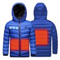 thumbnail image 4 of Clothes for Teen Girls USB Intelligent Constant Temperature Heated Windproof Plus Size Coat For Children Winter 3 Heated Jacket Coat Baby Clothes for Girls on Clearance, 4 of 8
