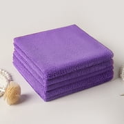 Danhjin Cleaning Rags 5PC Thickened Rags Kitchen Dishcloths Absorbent Wiping Table Wiping Car Cleaning Towel Cleaning Supplies