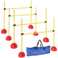 thumbnail image 1 of Dog Agility Training Equipment, 4 PCS Obstacle Course Height Adjustable, 1 of 10