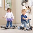 thumbnail image 2 of Costway 3 in 1 Rocking Horse with Detachable Balance Board and Height Adjustable Seat Grey&Blue, 2 of 10
