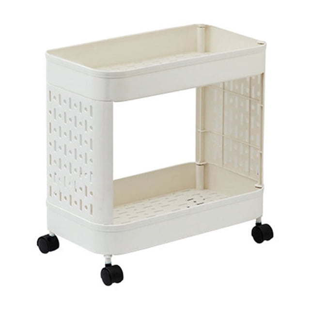 Lksixu Mobile Trolley Rack Under The Desk Floor Standing Desk A4 File Book Snack Storage Rack Storage Bins Organizers and Storage