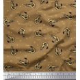 thumbnail image 1 of Soimoi Rayon Fabric Circle,Dot & Prawns Ocean Print Fabric by Yard 42 Inch Wide, 1 of 3