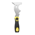 thumbnail image 2 of Multifunctional 420 Stainless Steel Multifunctional Putty Shovel with Two-Color Anti-Slip Handle, Paint Scraper 10 in 1 Putty Knife Multi-Use Painters Tool, Taping Knife, Paint, 2 of 6