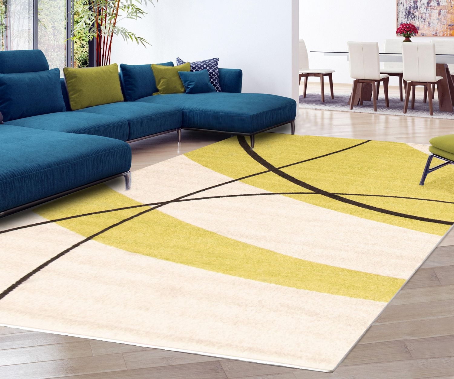 Tapis d'Interieur ECARPET Contemporain, Abstrait Collection Cosi
