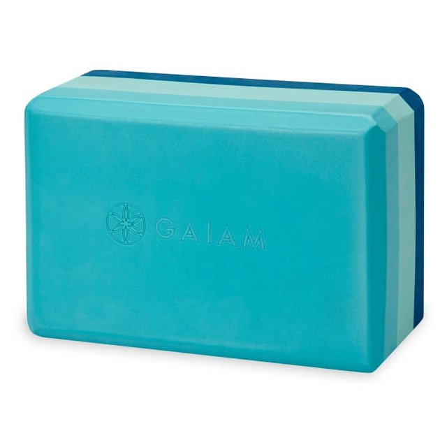 Bloc de yoga tricolore Gaiam Skyline