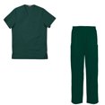 thumbnail image 1 of Men's Scrubs Set Scrub Top and Pants Scrubs Set, 1 of 3