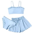 thumbnail image 1 of MIASHUI Girls Swimsuit 2-Piece Bathing Suit Summer Beach Swimwear,Light Blue,10-12 Years, 1 of 4