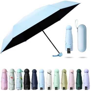 Sun Umbrella Folded Ultra-light Six-bone With Box Sun Protection UV Protection Sun Shade Sunshine Rain Dual Purpose Great for Travel Girls and Women