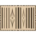 thumbnail image 1 of Ahgly Company Tapis Rectangulaire Lavable en Machine Intérieur Transitionnel Kaki Or, 6 Pieds x 9 Pieds, 1 of 7