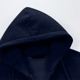 thumbnail image 4 of KIHOUT Men's Hoodies Jackets, Moisture Wicking & Breathable, Full Zip Solid Color Hooded Sweatshirt, 4 of 8