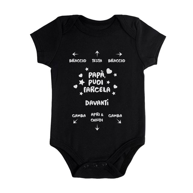Body pour Bébé Garçon Fille Manches Courtes Imprimés Lettres