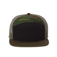 thumbnail image 1 of Richardson Seven-Panel Trucker Cap, One Size, BlackCamoLoden, 1 of 2