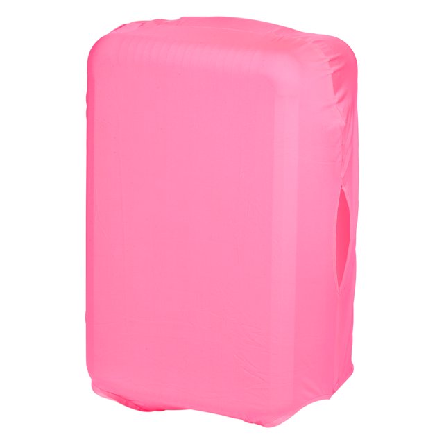 Unique Bargains Elastic Silk Travel Luggage Cover, Washable Protective Suitcase Protector Bag Pink for 24 Inch Wheeled Suitcase