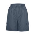thumbnail image 4 of Innerwin Shorts Summer Casual Ladies Cargo Work Short Stretch Linen Dark Blue S, 4 of 7