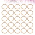 thumbnail image 5 of KAKOWELY 100PCS DIY Jewelry Accessories Embossing Jump Ring Delicate Embossing Ring Single Twisted Lines Loop Ring Buckle Ring Jewelry Connecting Ring for Jewelry Making (KC Golden), 5 of 5