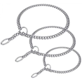 thumbnail image 1 of Lot de 3 Collier Étrangleur d'Entraînement pour Chien à Chaîne Robuste, 1 of 4