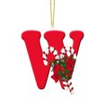 thumbnail image 2 of Vaidha 26 Letters Christmas Tree Decoration Pendant Christmas Tree Ornaments Personalized DIY Christmas Ornaments Christmas Decoration Xmas Tree Hanging Decor, 2 of 3
