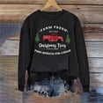 thumbnail image 1 of Meichang Sweatshirts de Noël pour Femmes Sweatshirts Graphiques Lettres Drôles de Noël Fête de Noël Manches Longues Col Rond Pullover Sweatshirt Surdimensionné pour Femmes, 1 of 4