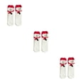 thumbnail image 2 of Decodeary Stay Warm And Stylish With These Fashionable Winter Socks Soft And Comfortable Red hat snowman 3Set, 2 of 6