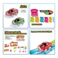 thumbnail image 4 of Tradeopia 2-in-1 Glow Tracks and LED Lights Set - 273 Pieces for Creative Play Ages 3+, Light-Up Race Cars Included, Educational STEM Toy, 4 of 7