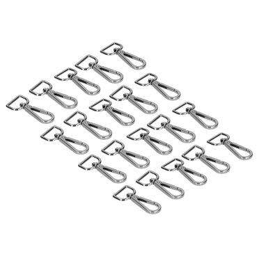 Swivel Lobster Clasps,20pcs Swivel Clasps Oval Lobster Clip Swivel Snap Hooks Revolutionary Design