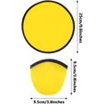 thumbnail image 3 of Gejoy Foldable Flying Disc Fans Bulk with Bag 9.8 Inch DIY Sublimation Handheld Cooling Fan Beach Flying Disc for Summer Outdoor Games Activities Birthday Wedding Party, 3 of 7
