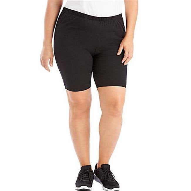 Just My Size Short de Vélo en Jersey de Coton Extensible pour Femmes 1X