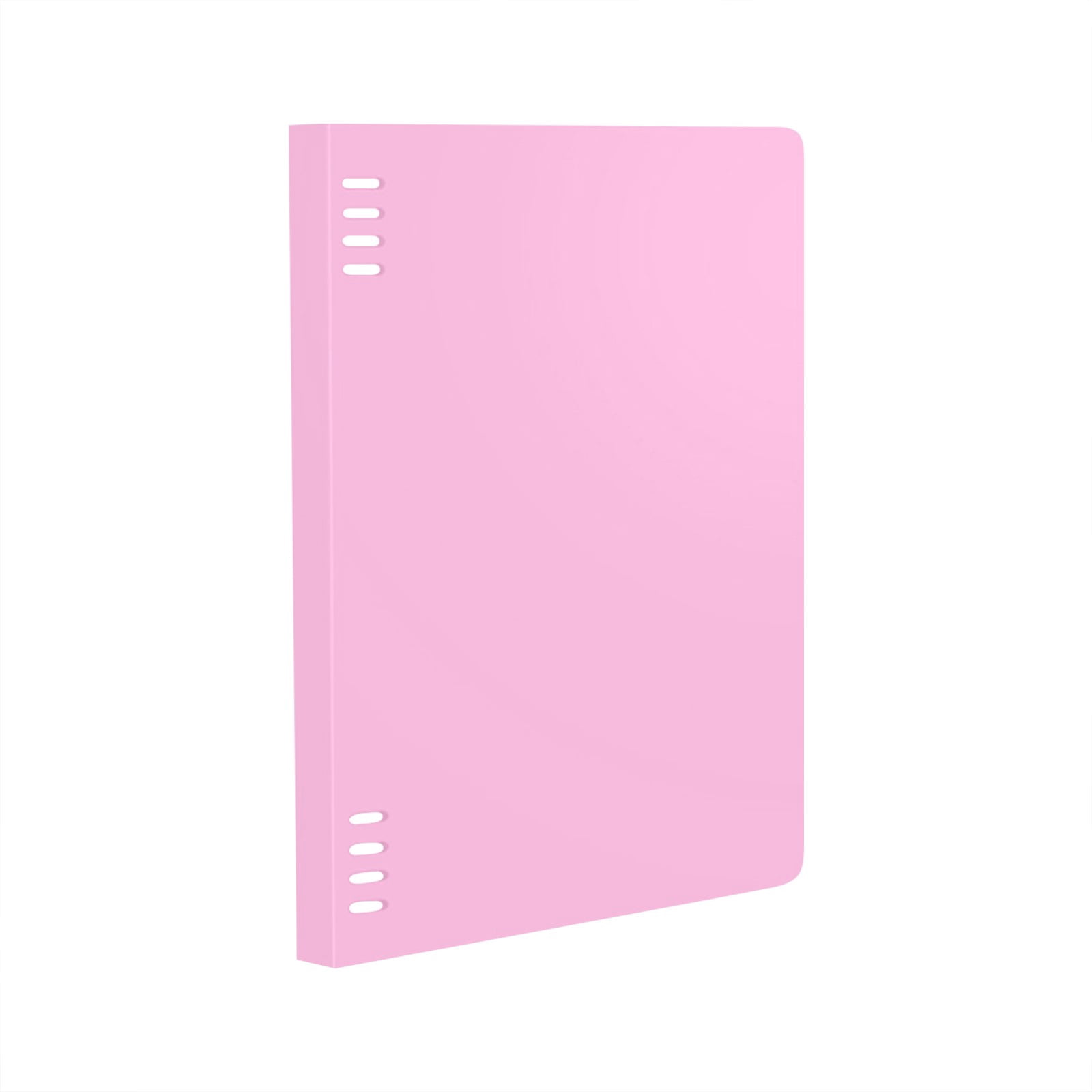 witspace B5 Removable Loose Leaf Frosted Notebook Cover, Campus Smart Ring Binder, B5 Transparent Binder Notebook Slim Binder Folder for Work, Study and Journal Supplies