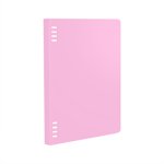 witspace B5 Removable Loose Leaf Frosted Notebook Cover, Campus Smart Ring Binder, B5 Transparent Binder Notebook Slim Binder Folder for Work, Study and Journal Supplies