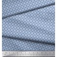 thumbnail image 3 of Soimoi Polyester Crepe Fabric Geometric Small Print Fabric by The Yard 52 Inch Wide, 3 of 3