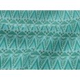 thumbnail image 4 of oneOone Viscose Jersey Fabric Geometric & Floral Block Print Fabric BTY 60 Inch Wide, 4 of 5