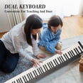 thumbnail image 3 of Digital Piano – 88 Key Semi-Weighted Full Size – Electronic with Pedal, Power Adapter, Headphone & Carry Bag – Portable Keyboard – Beginners & Adults, 3 of 31