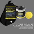 thumbnail image 4 of Automobile Interior Polishing Paste, 100g Car Interior Cleaner & Shine Polish for Leather, Vinyl, Plastic Surfaces, Stain Removal & Protection, Includes Sponge for Application, 4 of 9