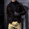 thumbnail image 1 of RKSTN Jackets for Men Single-breasted Jocket Zipper Plu Warm Cotton-padded Jacket Long Stand Collar Solid Color Fall and Winter Long Sleeve Jacket Coats, 1 of 6