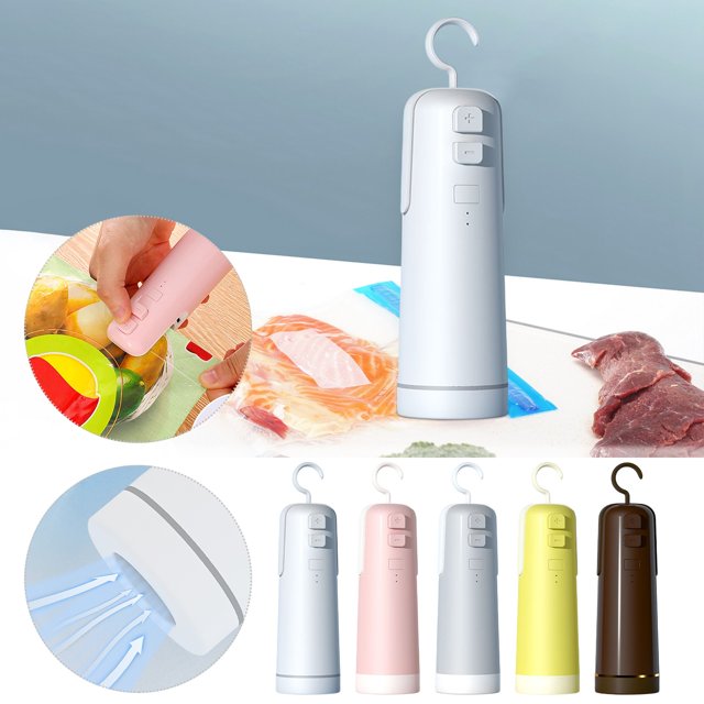 Clearance Sale! Gspmoly Household Small Vacuum Machine Portable Sealing and Packaging Machine Food Sealing Machine Filling Pump Plastic Sealing Handheld Clearance Sale