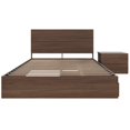 thumbnail image 2 of Nexera Milo 3-Piece Reversible Storage Bedroom Set, Brown, Queen, 2 of 6