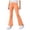 Orange, variant on dmqupv Girl Fleece Lined Leggings Girls Comfortable And Breathable Solid Color Pants Casual And Versatile Fashionable Flared Pants Navy,Size for 7-8 Years