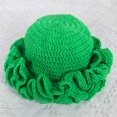 thumbnail image 3 of MesaSe Sweet Girls Crochet Ruffled Brim Bucket Hat Cute Ladies Fisherman Hat Exaggerated Style Teens Winter Windproof Hat, 3 of 21