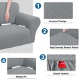 thumbnail image 4 of PiccoCasa Stretch Sofa Slipcover Washable Furniture Covers for Dogs Light Gray Small, 4 of 7