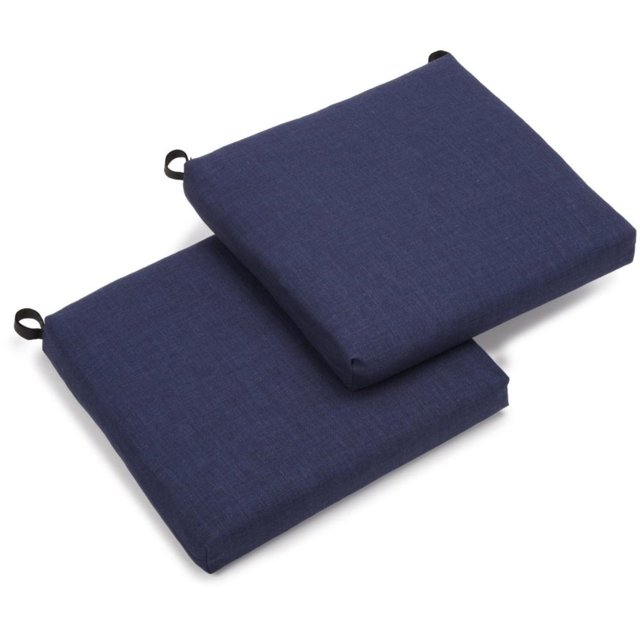 Coussin de Chaise en Polyester Filé de 20 Po sur 19 Po (Ensemble de Deux)