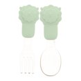 thumbnail image 1 of 1 Set Toddler Silverware Baby Fork Toddler Fork Lion Design Baby Fork Baby Eating Spoon Replacing Toddler Spoon Fork Training Spoon, 1 of 8