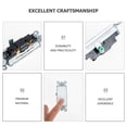thumbnail image 3 of SHOWERORO 1Pack Lamp Switch Electrical Light Switch for Electricians with Rectangular Design, 3 of 8