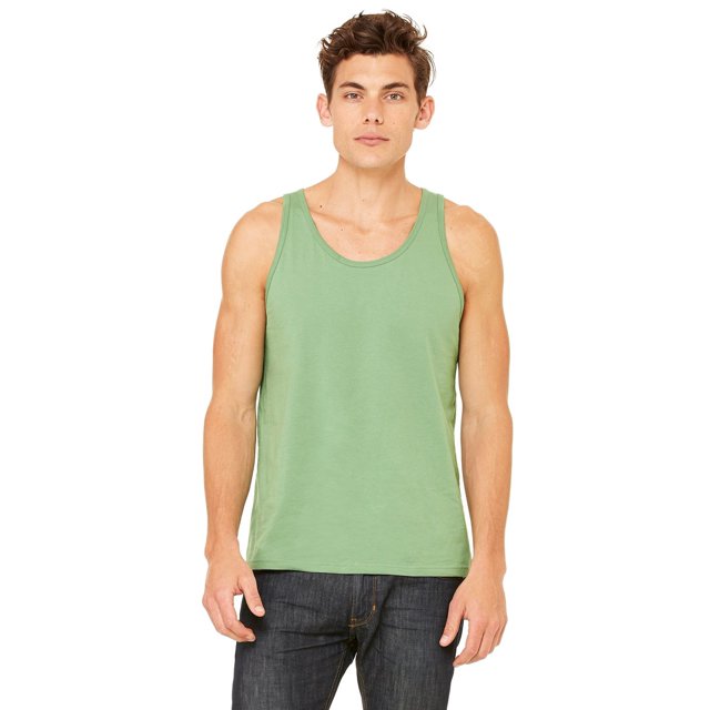 The Bella + Canvas Unisex Jersey Tank Top - LEAF - 2XL