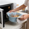 thumbnail image 3 of SIfdSeng Silicone Microwave Steamers Food Grade Microwave Rice Cooker with Handle Lid for Vegetables//Baby Food Cooking Dining, 3 of 8