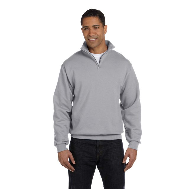Jerzees Adult 8 oz. NuBlend Quarter-Zip Cadet Collar Sweatshirt - 995M