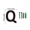 thumbnail image 2 of Big Savings! Three-Dimensional Iron Art Number Sign, House Number Metal Letters, Wall-Mounted Home Address Sign with Screws for Outdoor and Indoor Use, 2 of 5