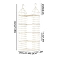 thumbnail image 2 of Hanging Closet Shelves Closet Organizing Shelves Clothes Rack Foldable Storage Shelves Locker Shelf Foldable Garment Rack Coat Hangers Wardrobe Storage Items, 2 of 5