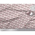 thumbnail image 2 of Soimoi Poly Georgette Fabric Ogee Damask Print Sewing Fabric Yard 52 Inch Wide, 2 of 5
