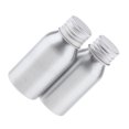 thumbnail image 1 of 2Pcs Aluminum Empty Refillable Cream bottles cream bottles Lotion Bottle Travel Shampoo Container, 1 of 9